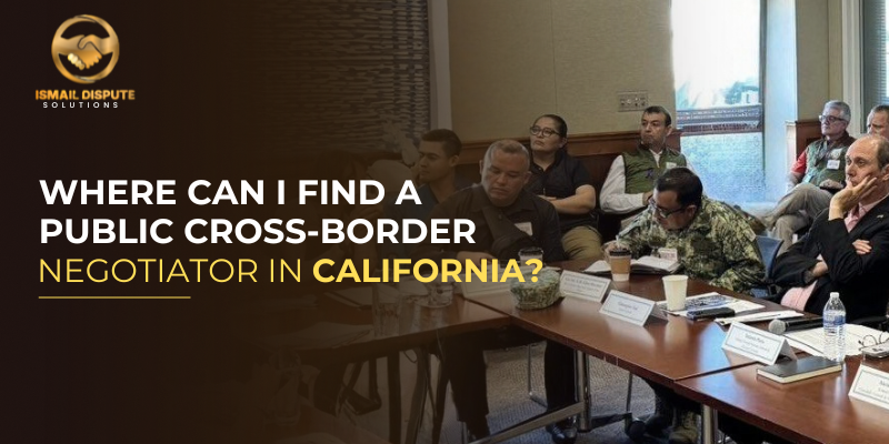 Where Can I Find a Public Cross-Border Negotiator in California?